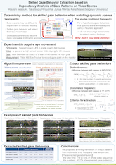 Skilled gaze behavior extraction